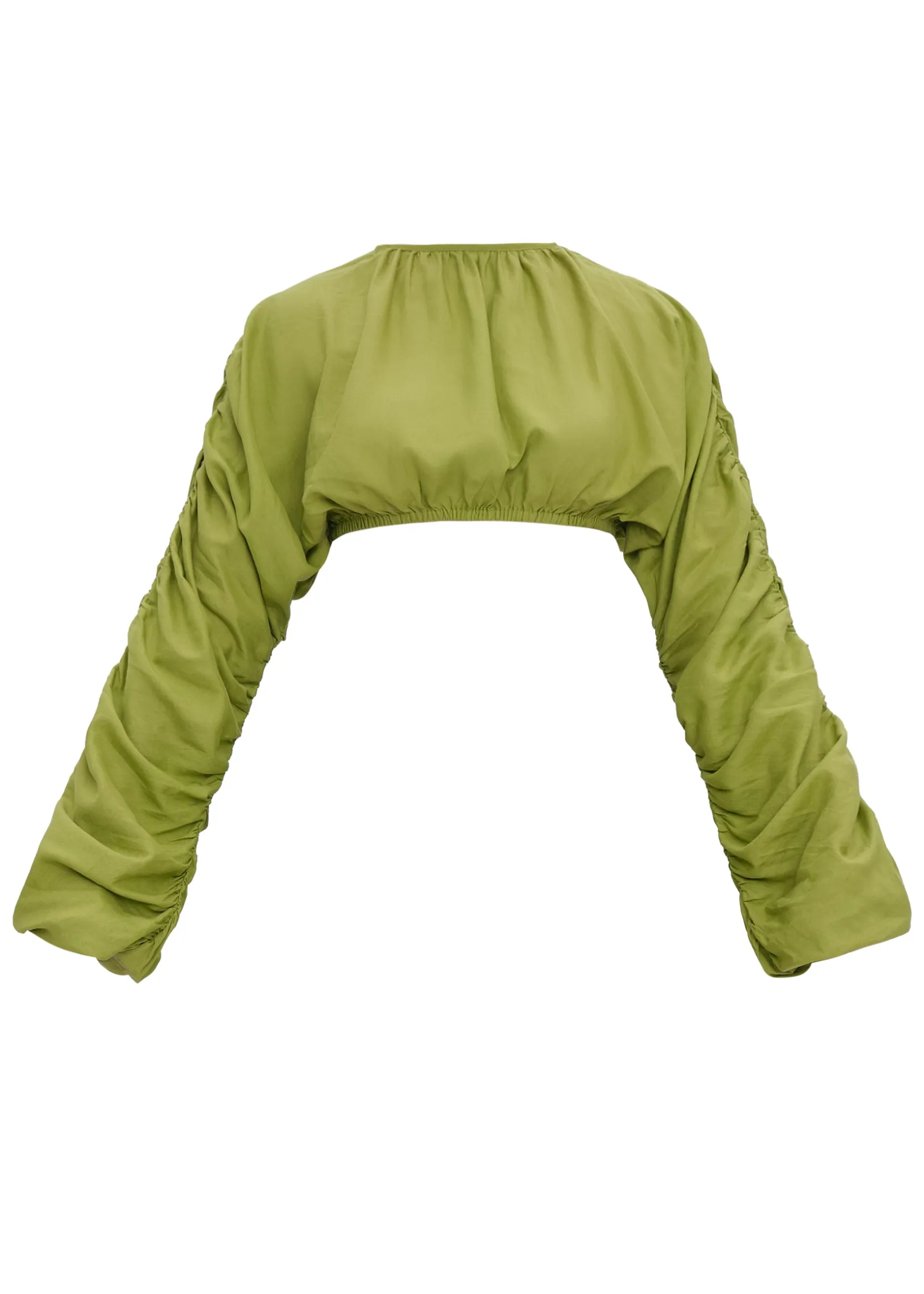 Pado Crop Top-Lime<Andrea Iyamah Cheap