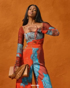 Paro Mesh Bodysuit<Andrea Iyamah Online