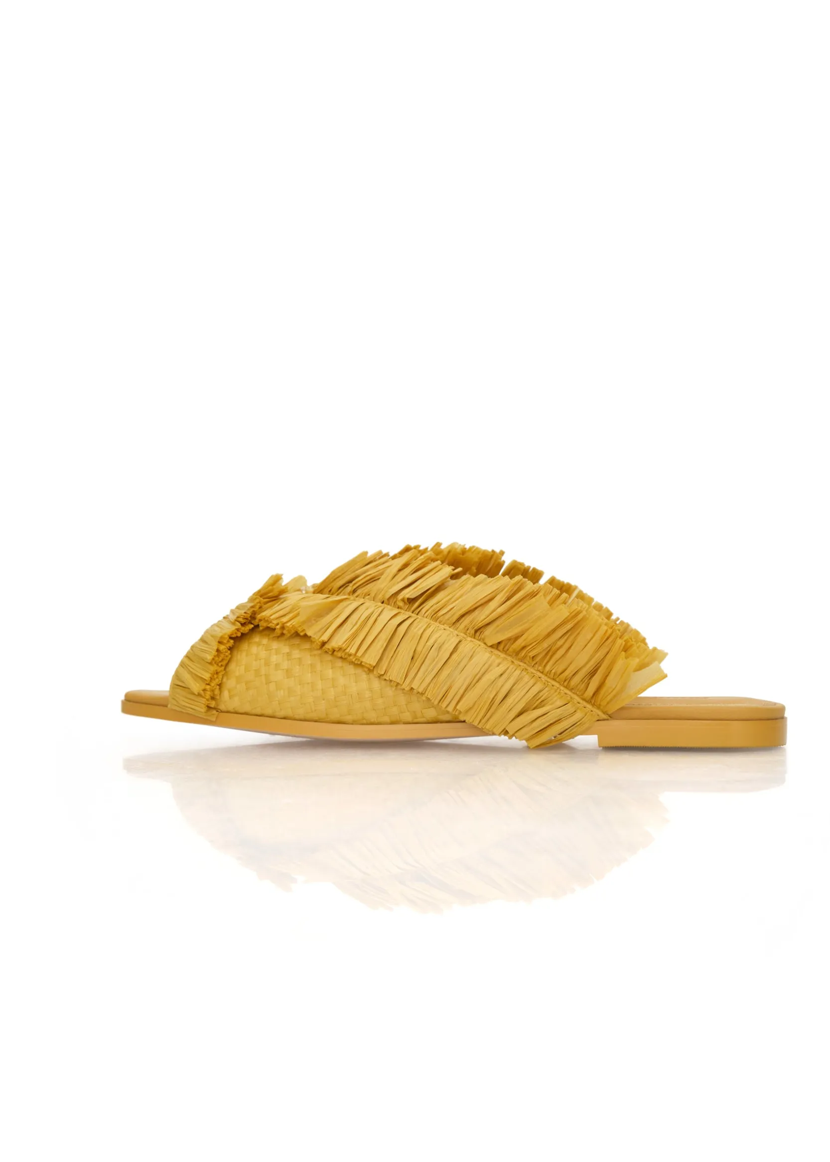 Pola Slippers-Mustard<Andrea Iyamah Cheap