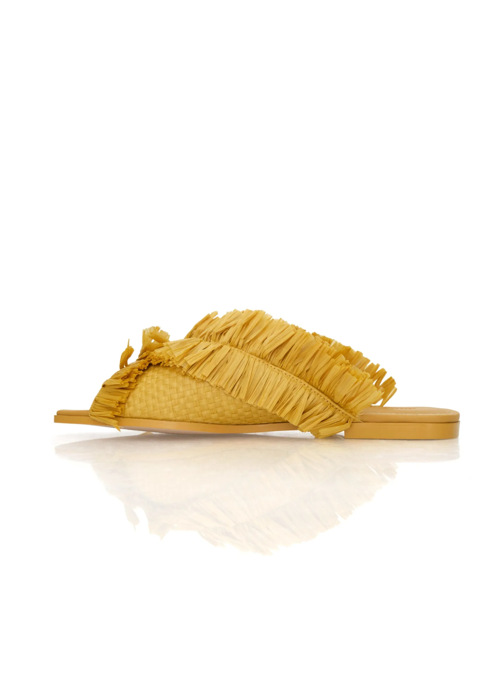 Pola Slippers-Mustard<Andrea Iyamah Cheap