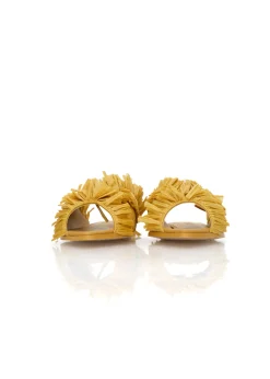 Pola Slippers-Mustard<Andrea Iyamah Cheap