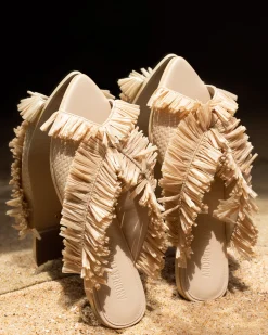 Pola Slippers-Natural<Andrea Iyamah Outlet