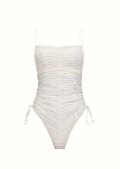 Reco One Piece Swimsuit-Limestone<Andrea Iyamah Store
