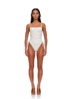Reco One Piece Swimsuit-Limestone<Andrea Iyamah Store