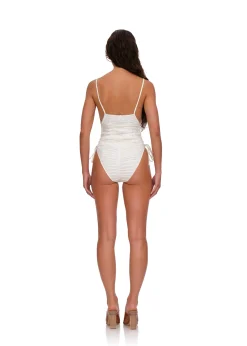 Reco One Piece Swimsuit-Limestone<Andrea Iyamah Store