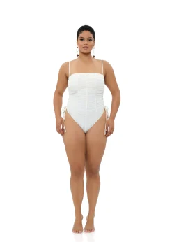 Reco One Piece Swimsuit-Limestone<Andrea Iyamah Flash Sale