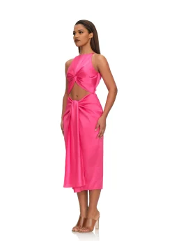 Reni Midi Dress-Ruby<Andrea Iyamah New