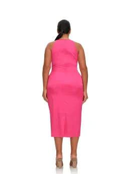 Reni Midi Dress-Ruby<Andrea Iyamah New