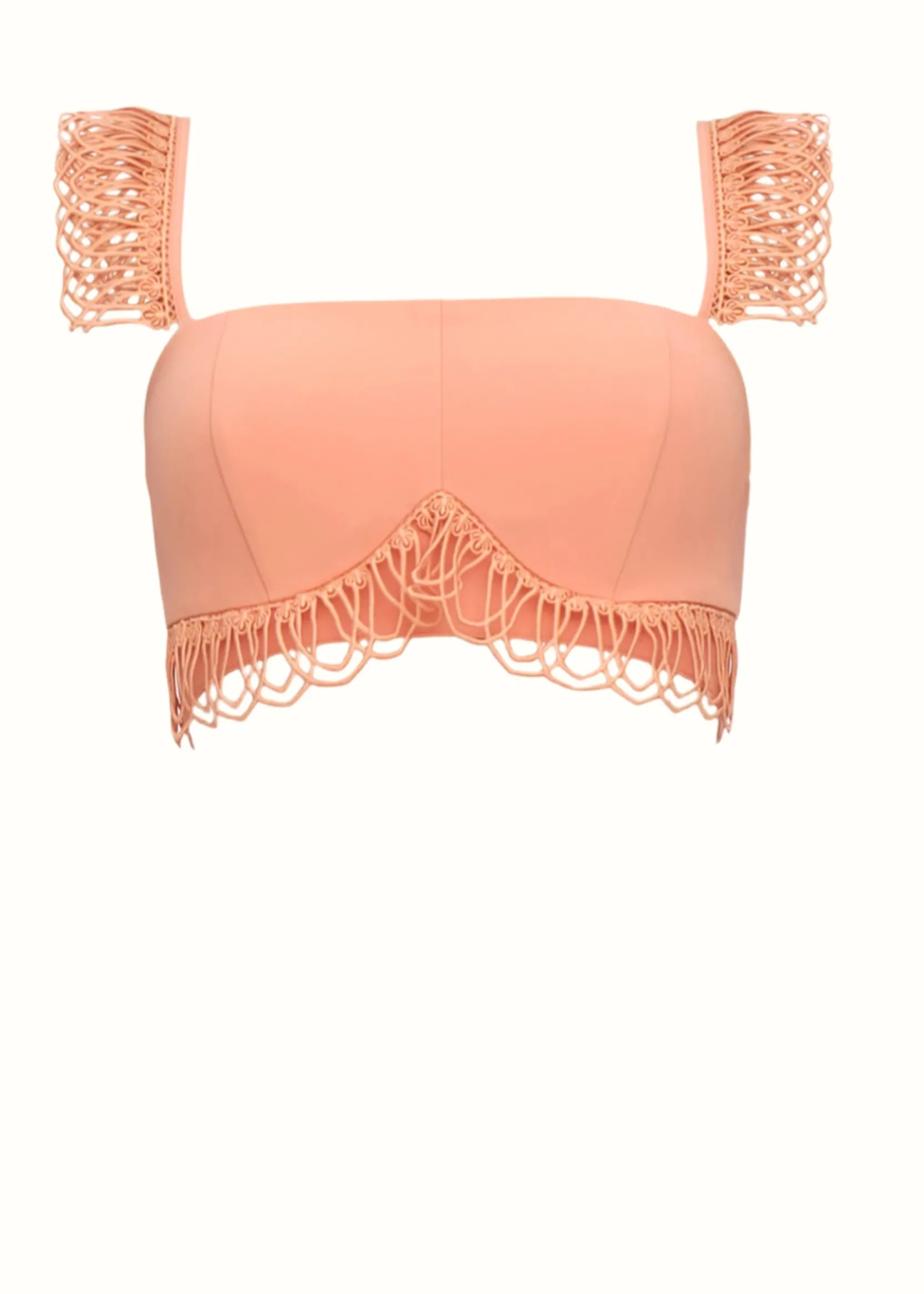 Rizo Crop Top-Powder Peach<Andrea Iyamah Fashion