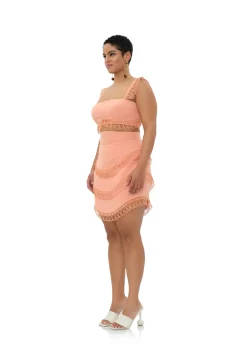 Rizo Crop Top-Powder Peach<Andrea Iyamah Fashion