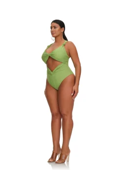 Rora One Piece Swimsuit-Aloe<Andrea Iyamah Best Sale