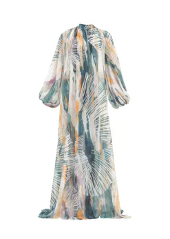 Sade Cover-Up Abstract Bark Dress<Andrea Iyamah Outlet