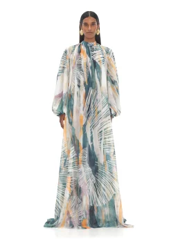 Sade Cover-Up Abstract Bark Dress<Andrea Iyamah Outlet