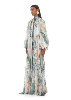 Sade Cover-Up Abstract Bark Dress<Andrea Iyamah Outlet