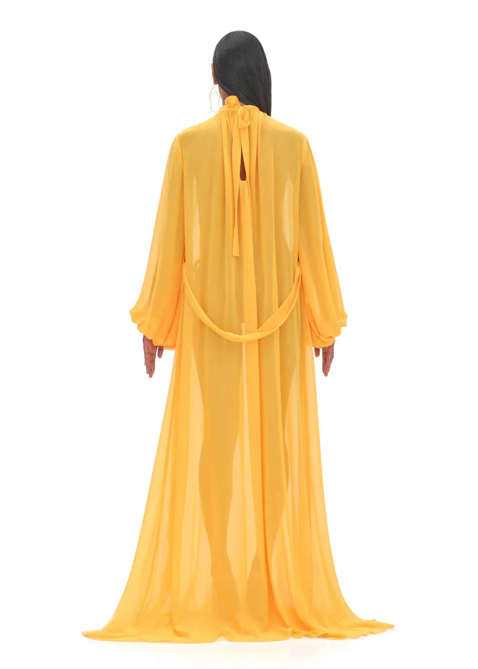 Sade Cover-Up Marigold Dress<Andrea Iyamah Sale