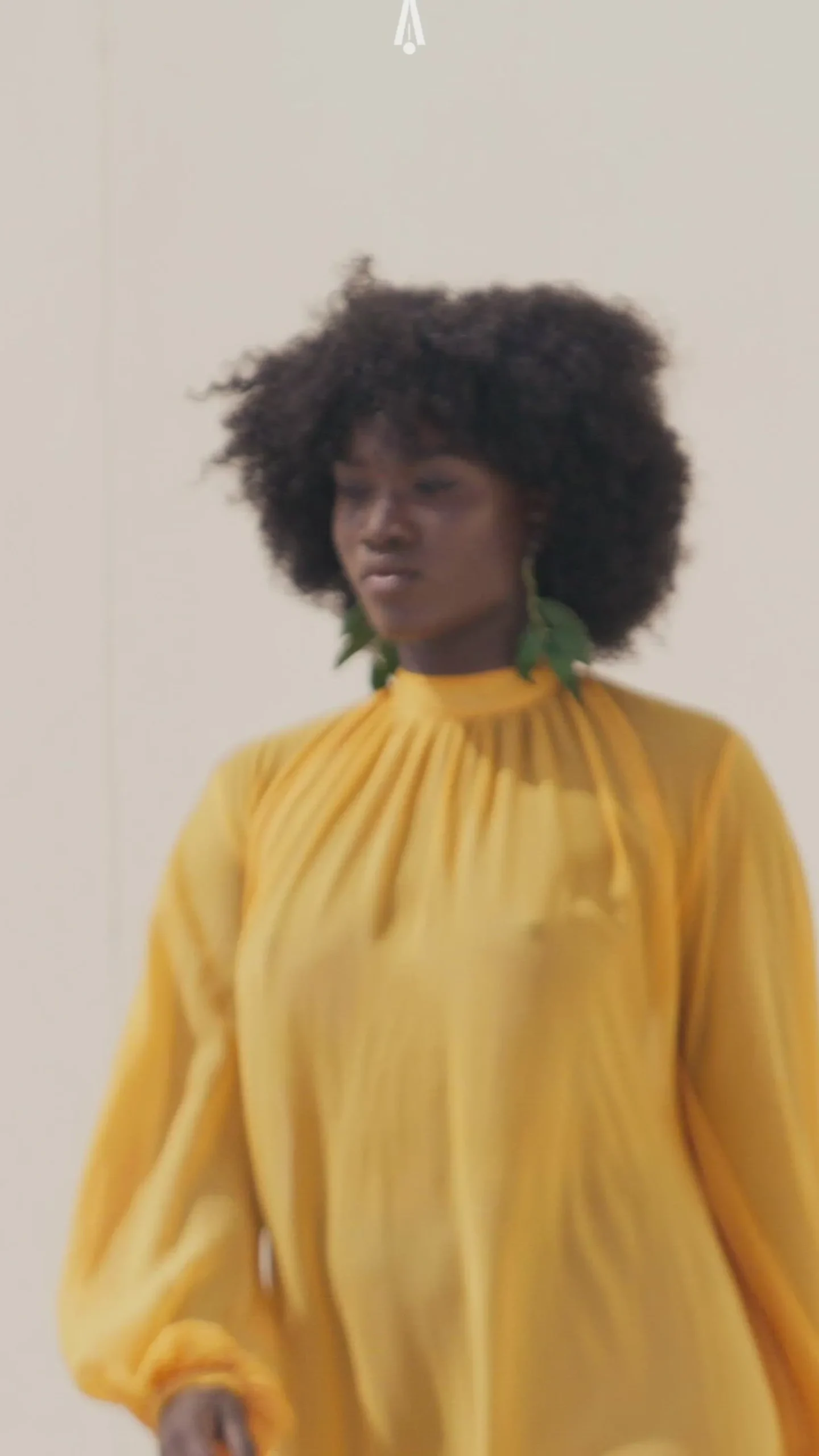 Sade Cover-Up Marigold Dress<Andrea Iyamah Sale
