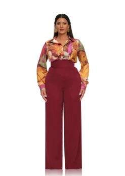 Sita Corset Pants-Plum<Andrea Iyamah Store