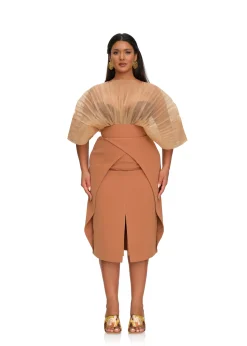 Sita Corset Skirt-Dust<Andrea Iyamah Shop