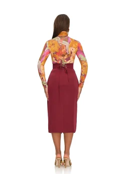 Sita Corset Skirt-Plum<Andrea Iyamah Outlet