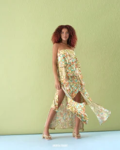 Strata Maxi Dress-Ilia Print<Andrea Iyamah Best Sale