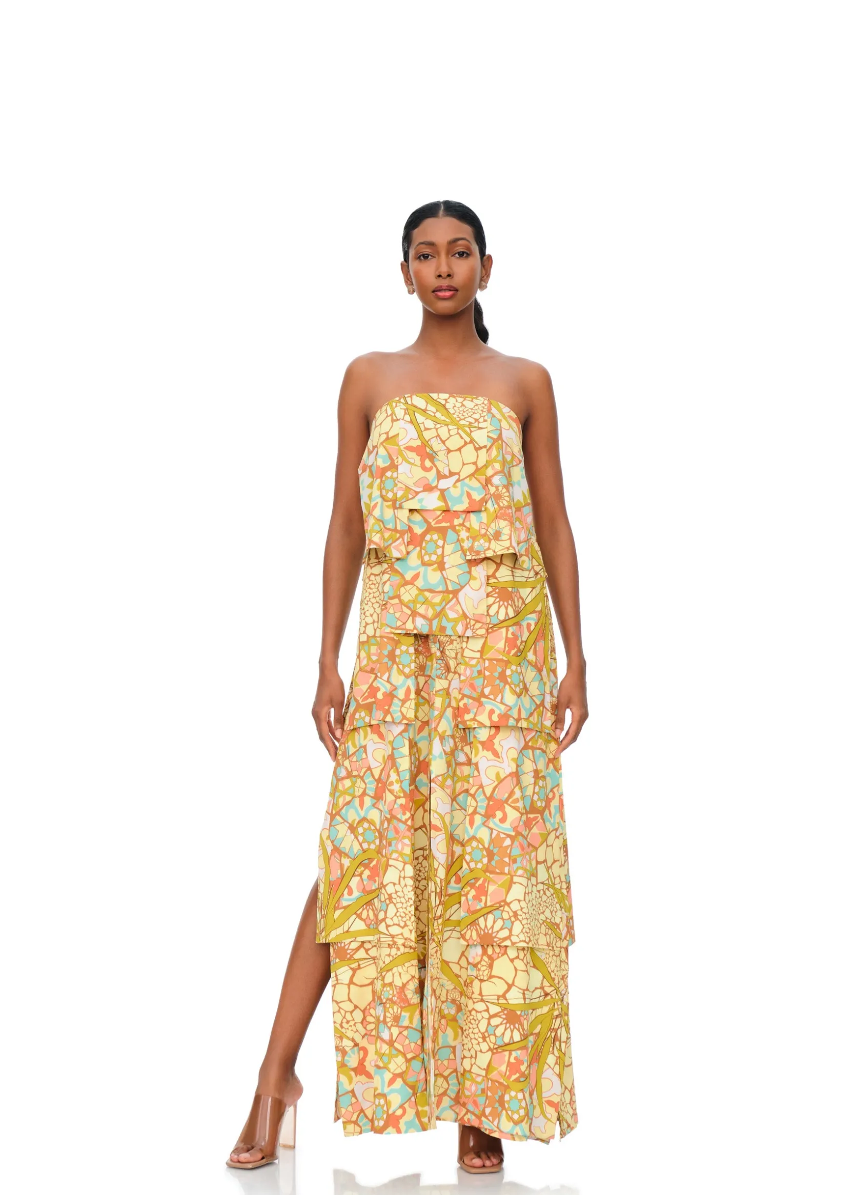 Strata Maxi Dress-Ilia Print<Andrea Iyamah Best Sale