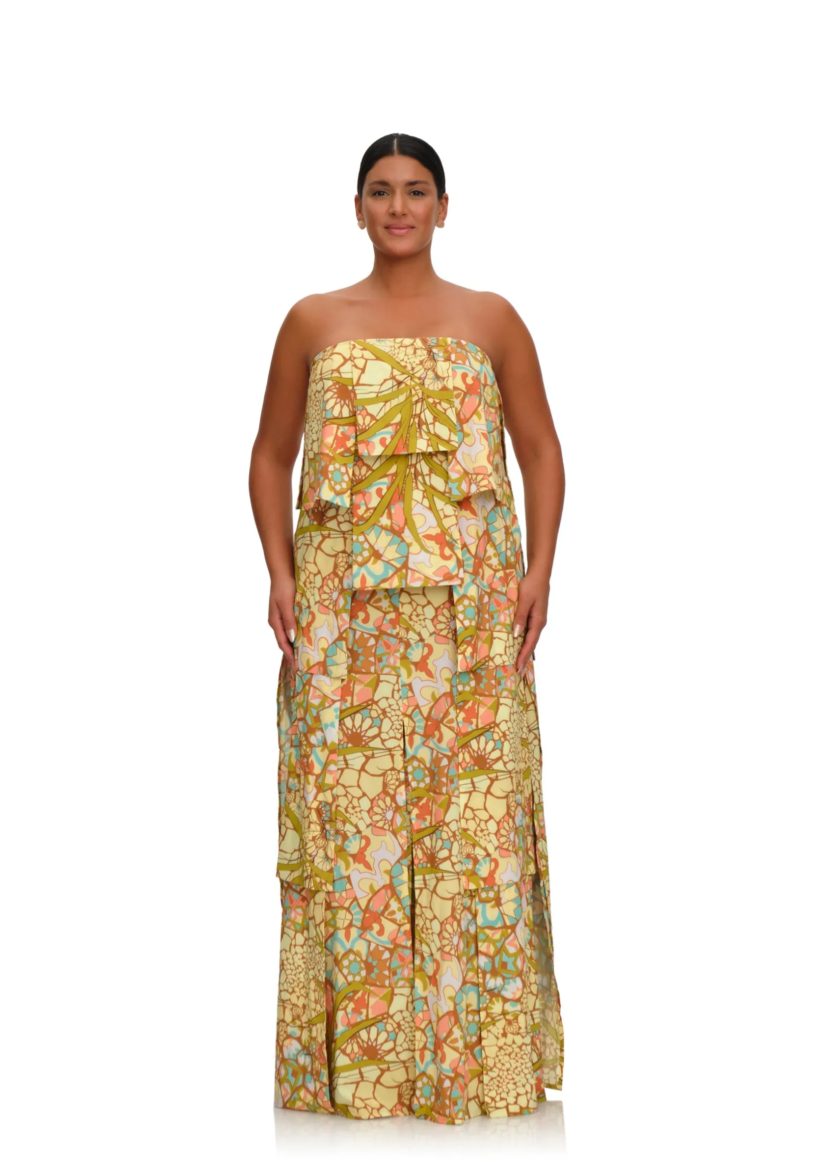 Strata Maxi Dress-Ilia Print<Andrea Iyamah Best Sale