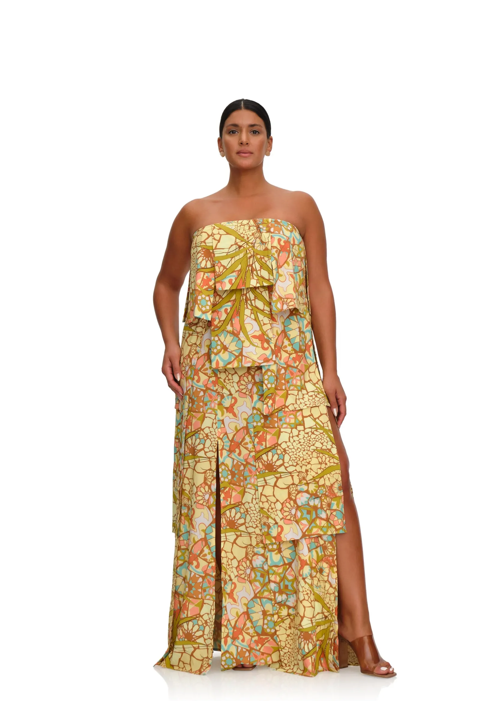 Strata Maxi Dress-Ilia Print<Andrea Iyamah Best Sale