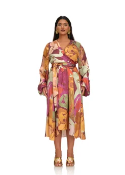Takwa Dress-Eve Print<Andrea Iyamah Hot