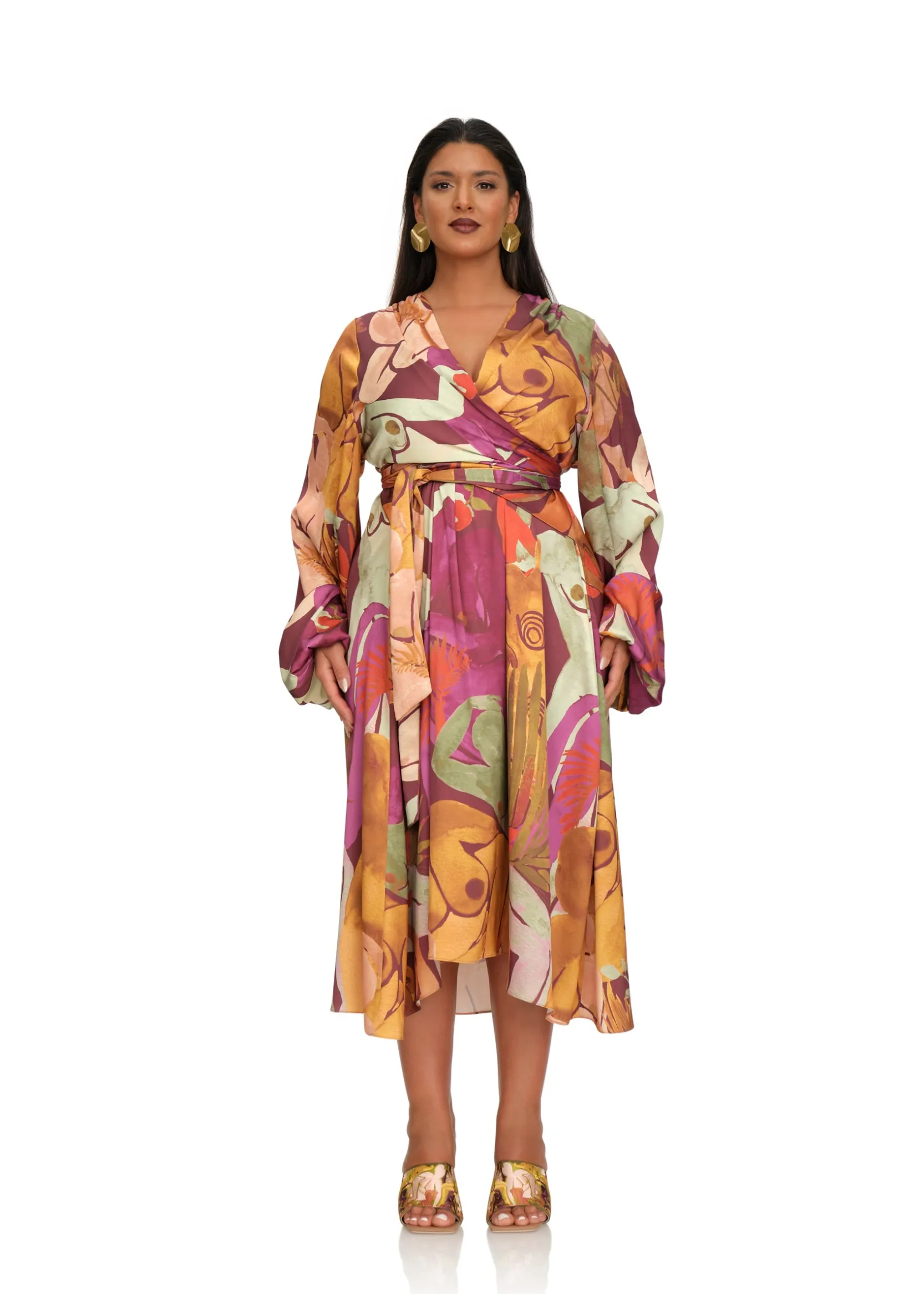 Takwa Dress-Eve Print<Andrea Iyamah Hot
