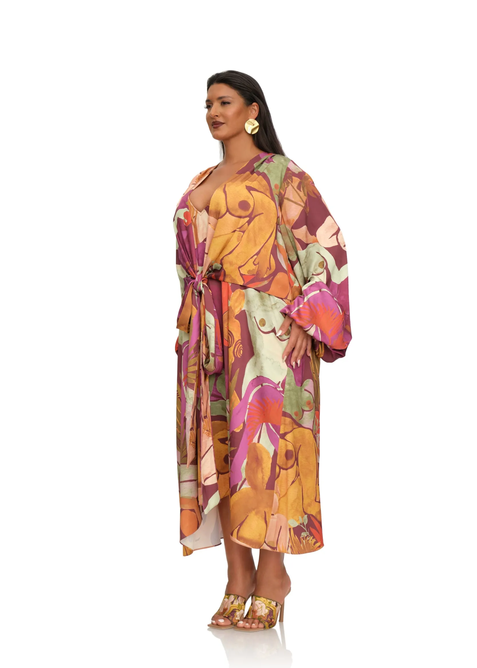 Takwa Dress-Eve Print<Andrea Iyamah Hot