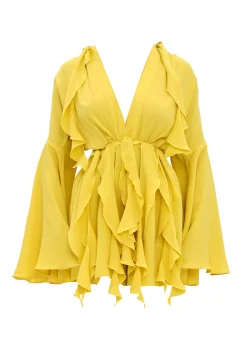 Tari Romper-Lemon<Andrea Iyamah Store