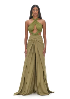 Thema Green Pants<Andrea Iyamah Cheap