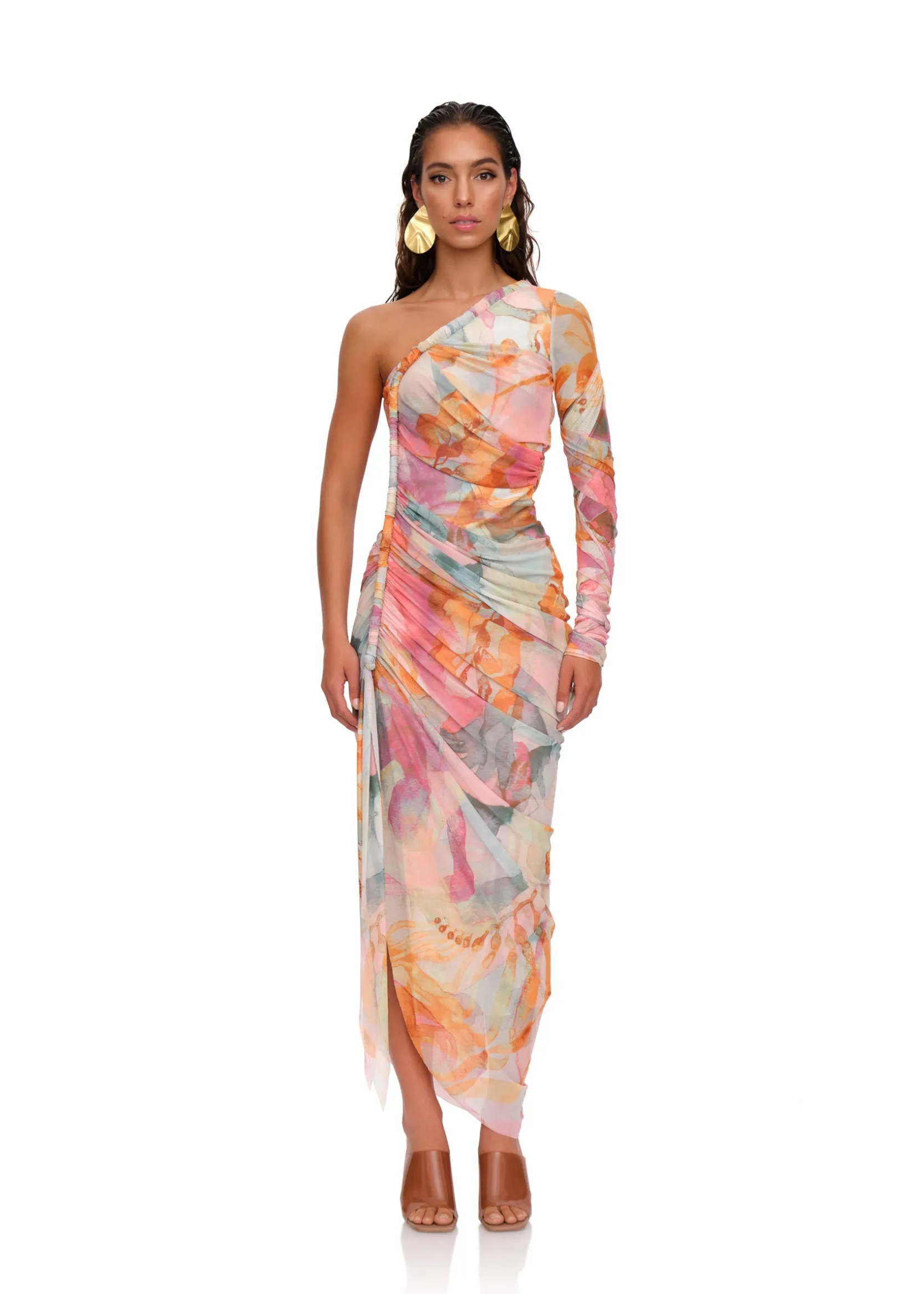 Turi Mesh Dress-Zuli<Andrea Iyamah Fashion