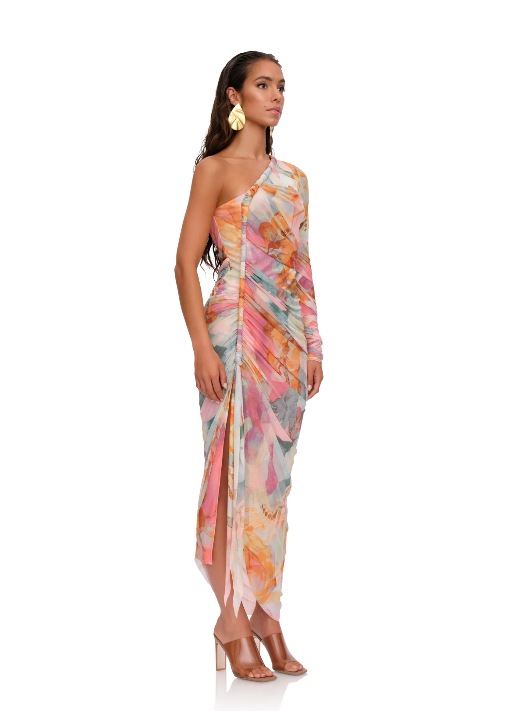 Turi Mesh Dress-Zuli<Andrea Iyamah Fashion