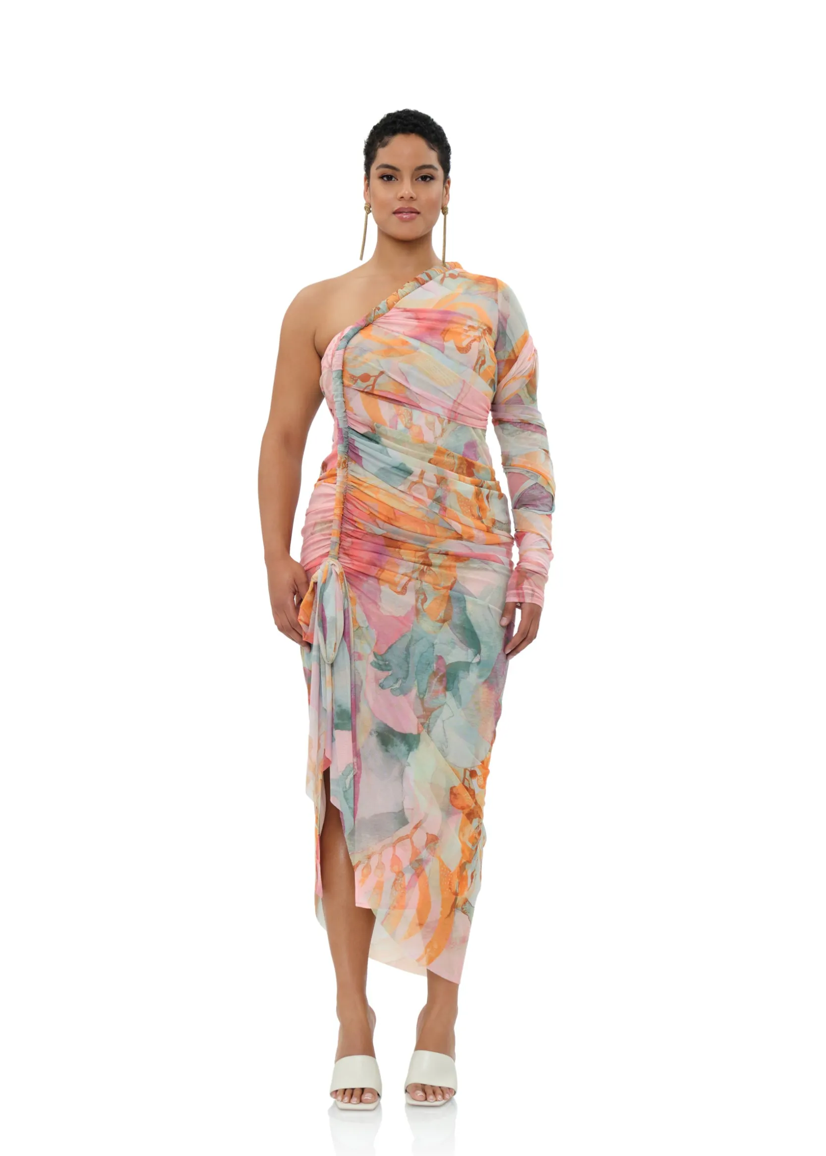 Turi Mesh Dress-Zuli<Andrea Iyamah Fashion
