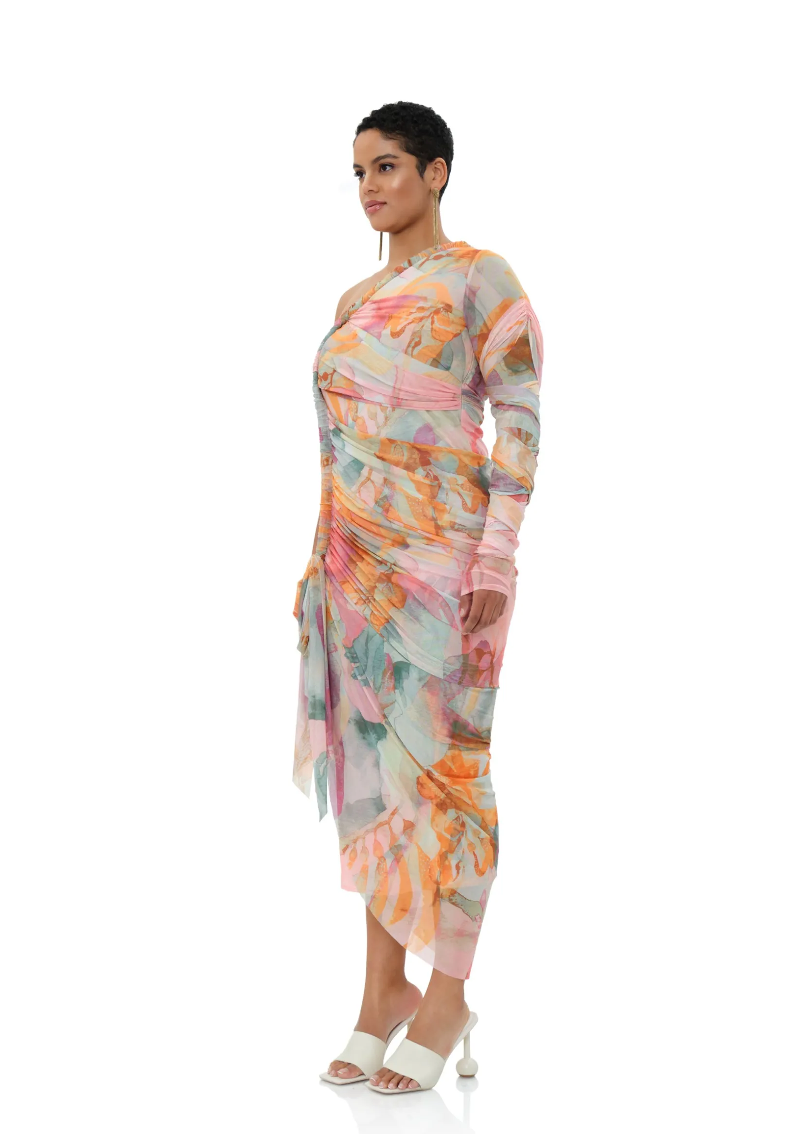 Turi Mesh Dress-Zuli<Andrea Iyamah Fashion