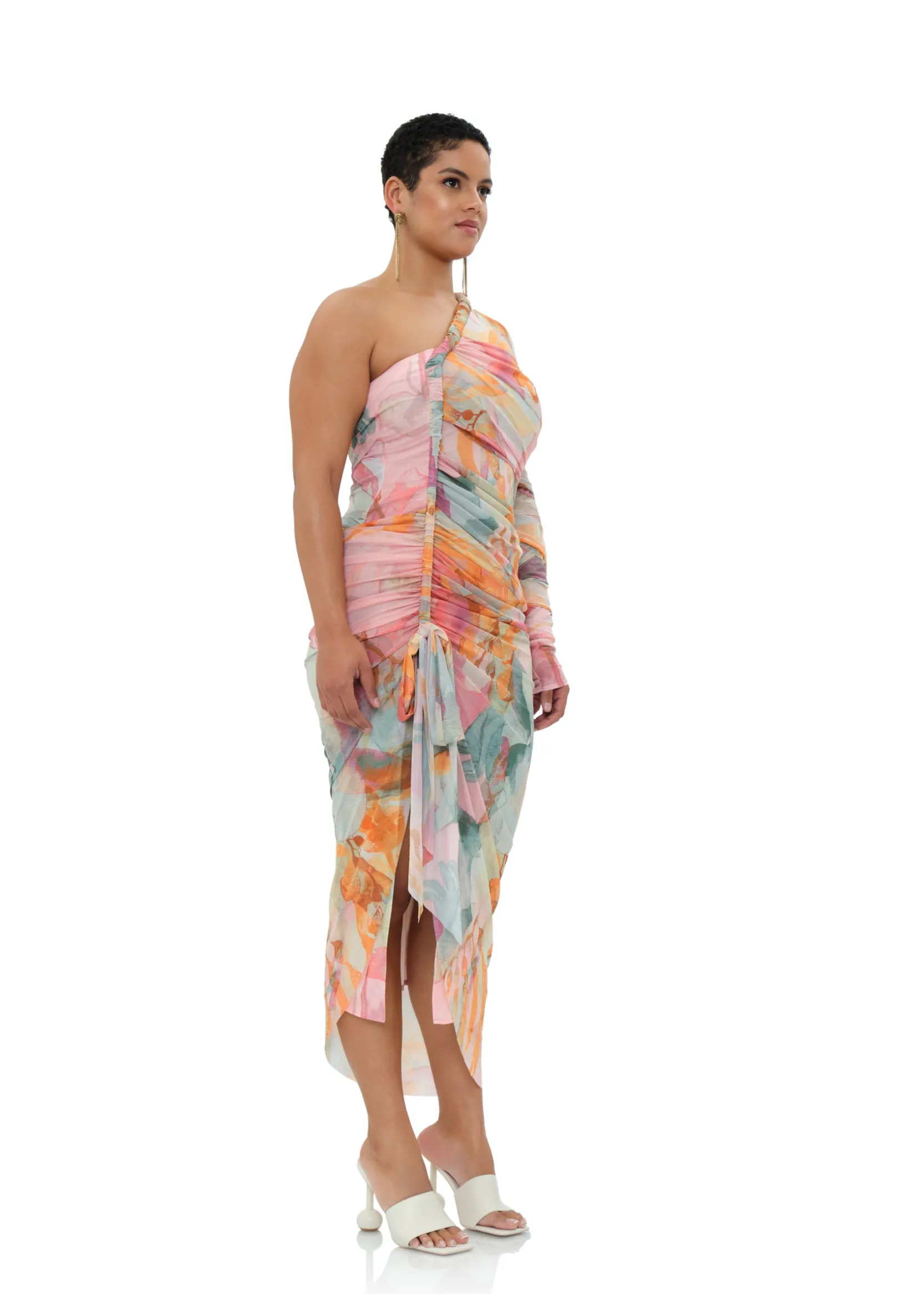 Turi Mesh Dress-Zuli<Andrea Iyamah Fashion