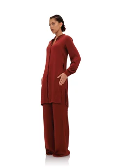 Uchi Tunic-Chocolate<Andrea Iyamah Discount