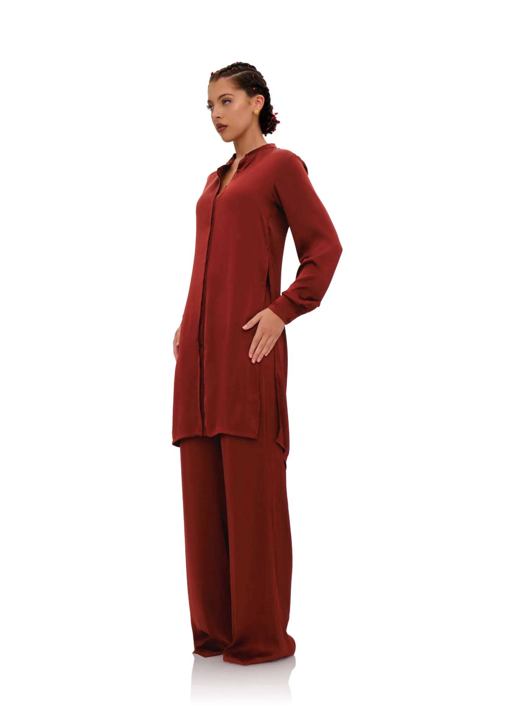Uchi Tunic-Chocolate<Andrea Iyamah Discount