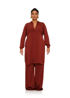 Uchi Tunic-Chocolate<Andrea Iyamah Discount