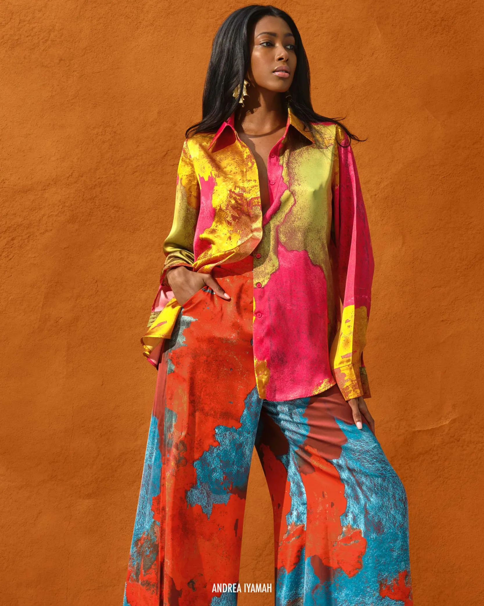 Vana Shirt-Eros Print<Andrea Iyamah Discount
