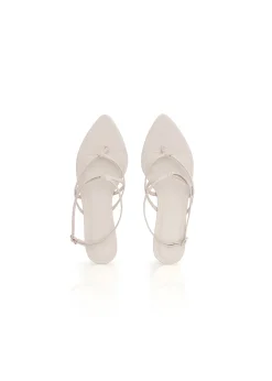 Vee Sandals-Ivory<Andrea Iyamah Cheap
