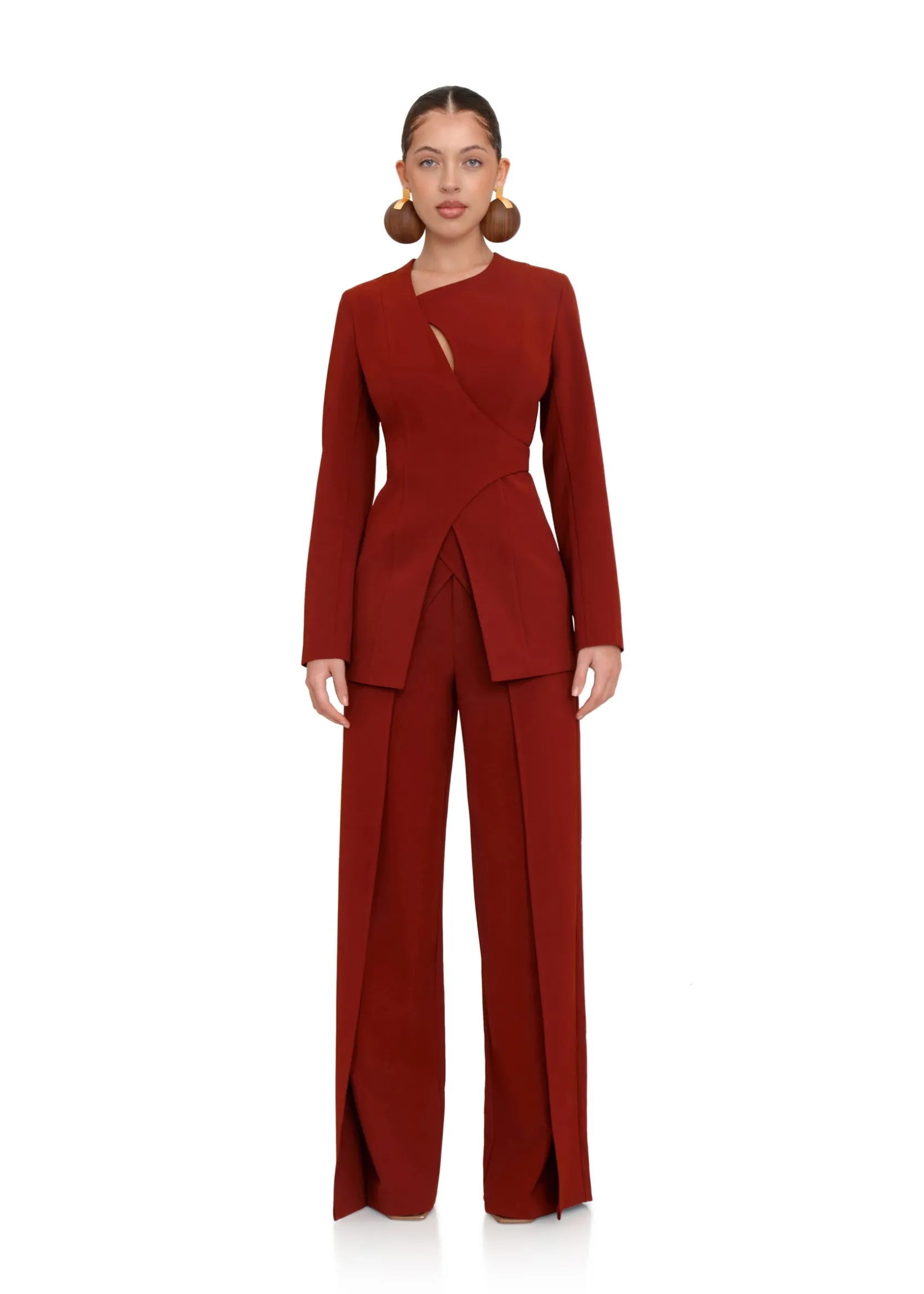 Vira Pomegranate Blazer<Andrea Iyamah Shop