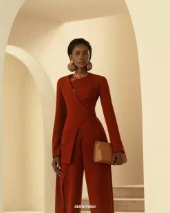Vira Pomegranate Blazer<Andrea Iyamah Shop