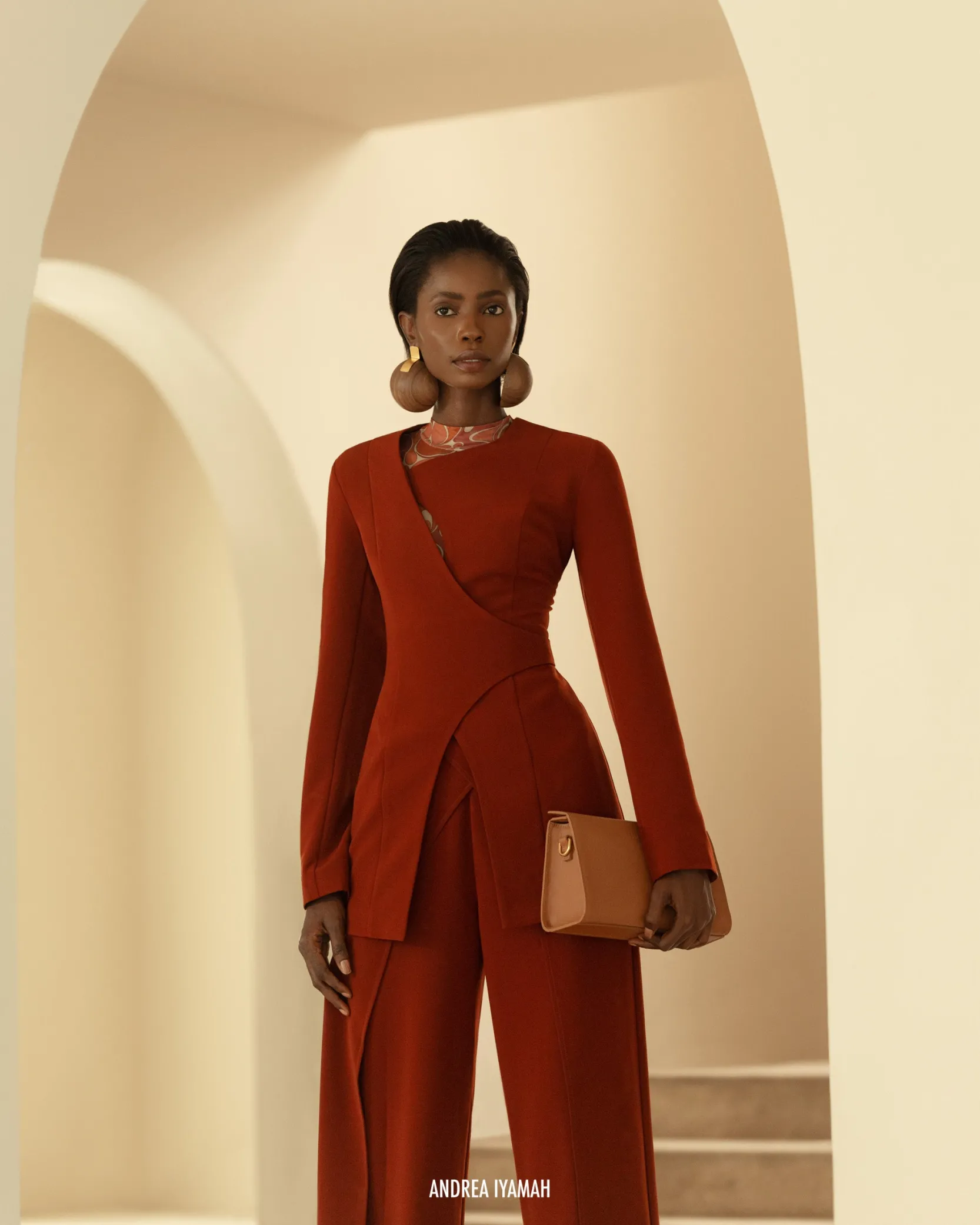 Vira Pomegranate Blazer<Andrea Iyamah Shop