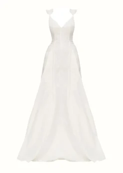 Vola Maxi Dress-Ivory<Andrea Iyamah Fashion